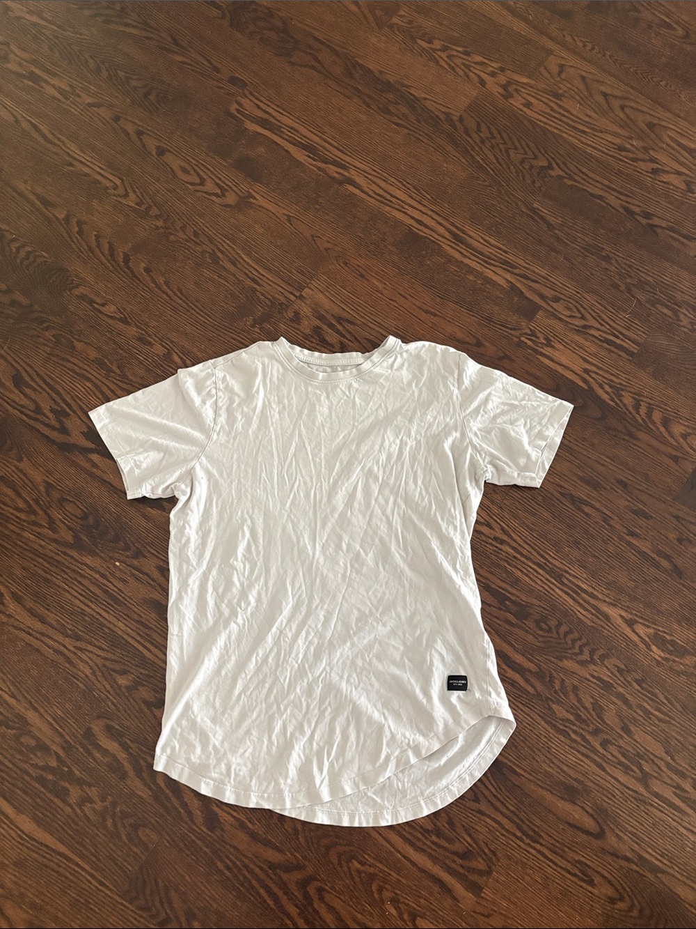 Jack and Jones White Short Sleeve Crewneck Tee